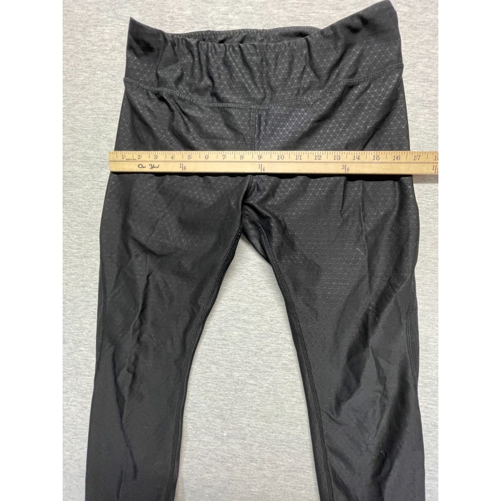 Kyodan Athletic Leggings Women Large Black Geometric Stretch Gym Training Yoga - Picture 14 of 16
